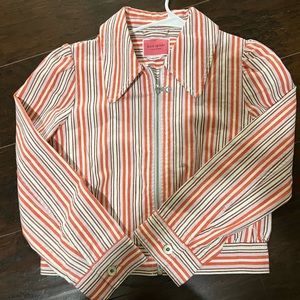 Kate Spade twill cropped jacket